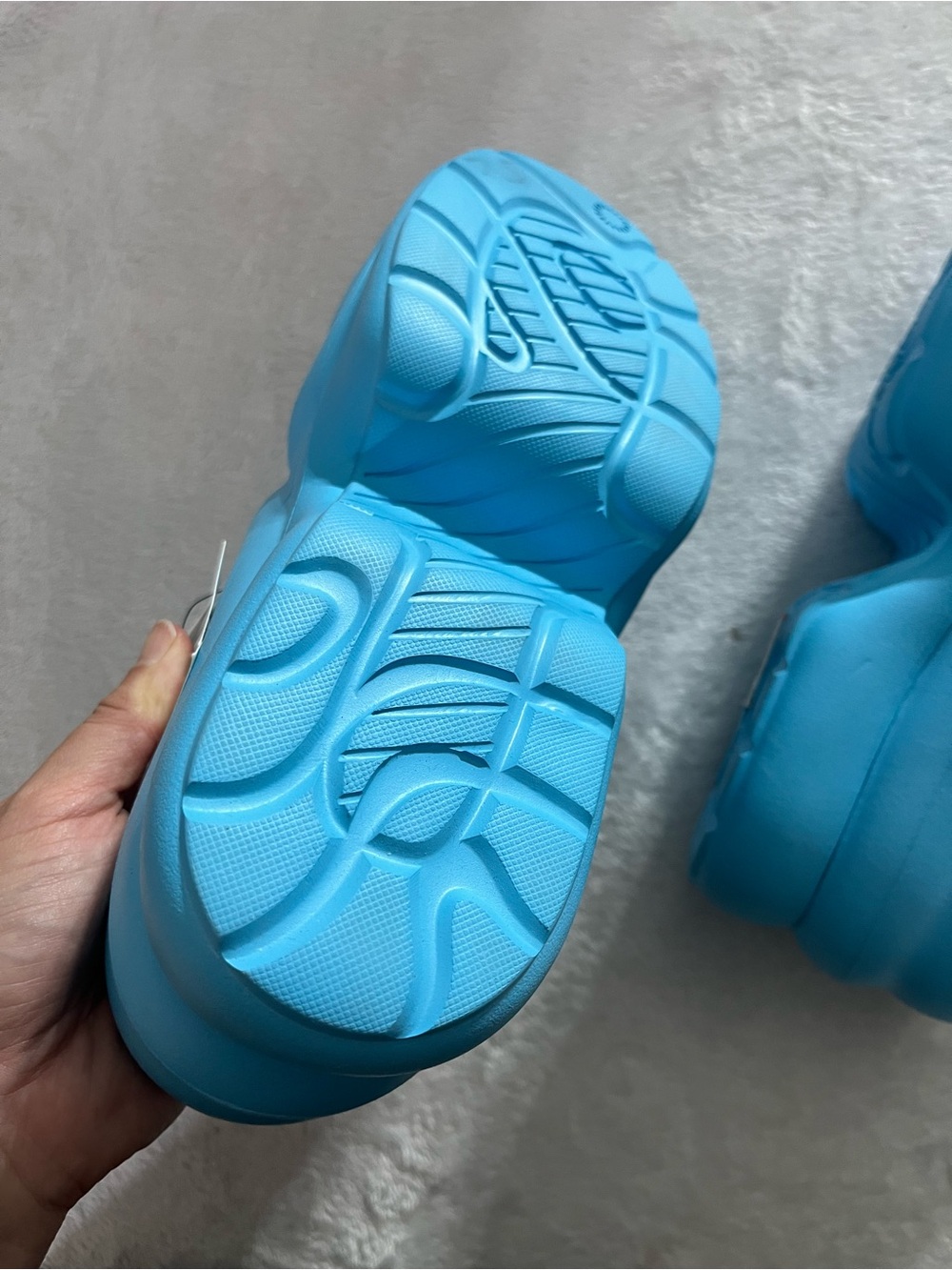 NWT UGG Aww Yeah Platform Sandals Summer Sky 8.5 Slingback Slides chunky foam - Picture 6 of 10